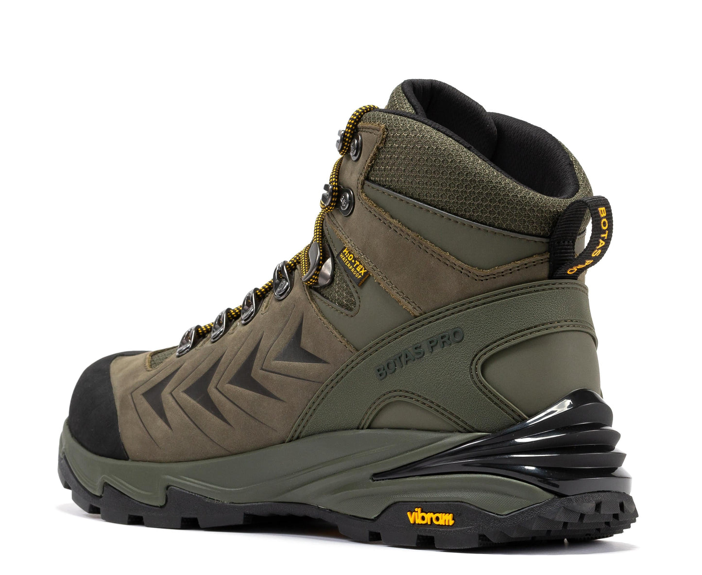 Botas Pro Olive 6 Inch Waterproof Hiking Boots with VIBRAM® Traction Lug Outsole  BP22123