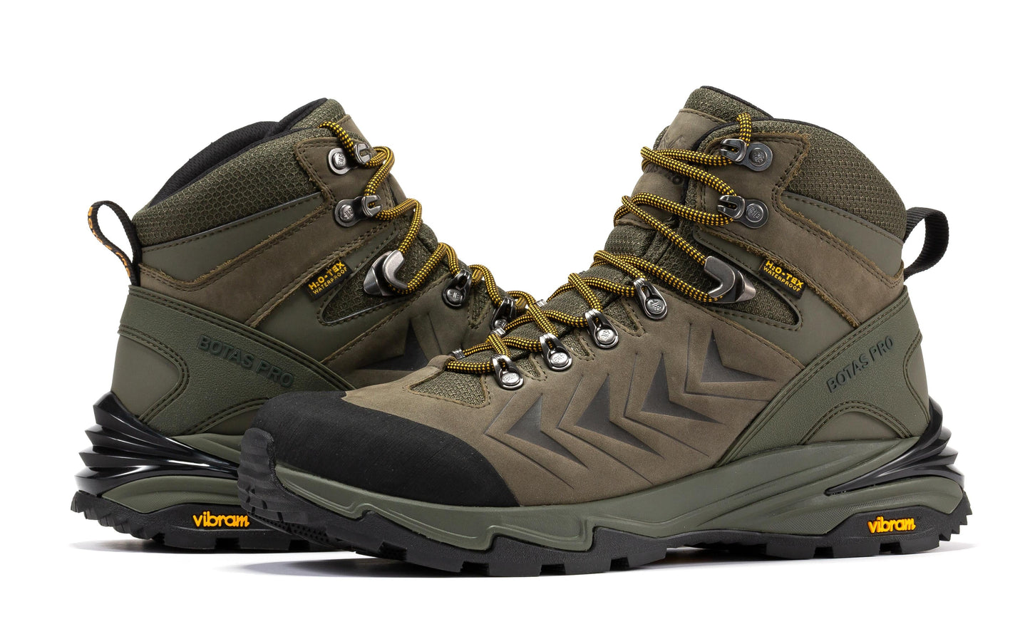 Botas Pro Olive 6 Inch Waterproof Hiking Boots with VIBRAM® Traction Lug Outsole  BP22123