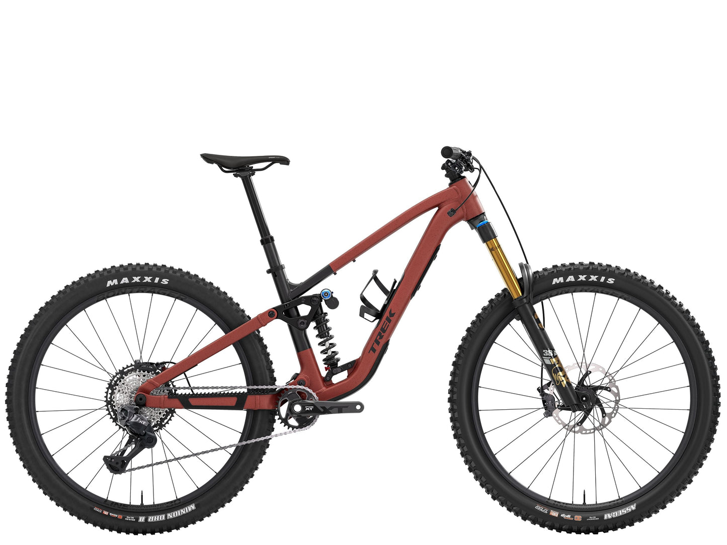 Fuel LX 9 XT Di2 XL Matte Sedona Red/Pennyflake Splatter