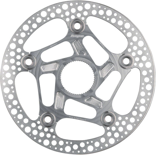 Hope RX Disc Rotor - 140mm Center-Lock Silver