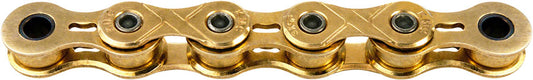 KMC e101 eBike Chain - Single Speed 1/2" x 1/8" 112 Links Gold