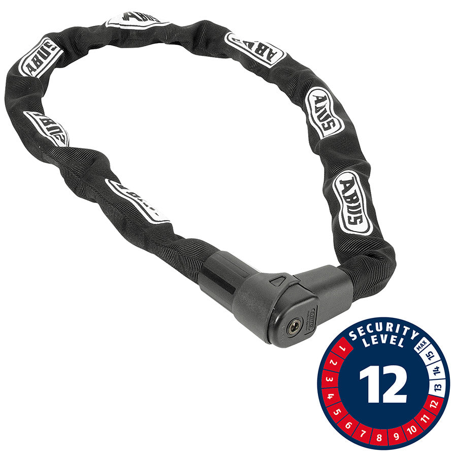 Abus CityChain Plus 1010K Chain Lock Key 9mm 110cm 3.6' Black