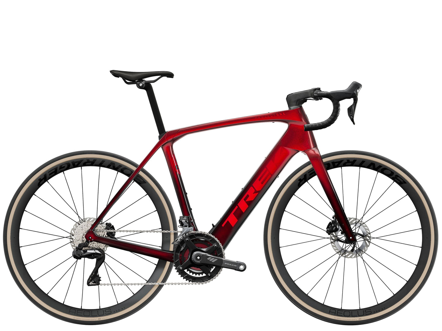 Domane+ SLR 7 US 56 Metallic Red Smoke/Red Carbon Smoke
