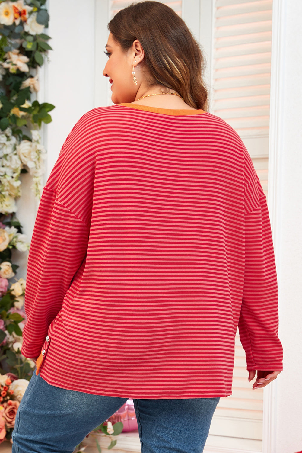 Eliza Sleeve Decor top Long Sleeve PLUS Top