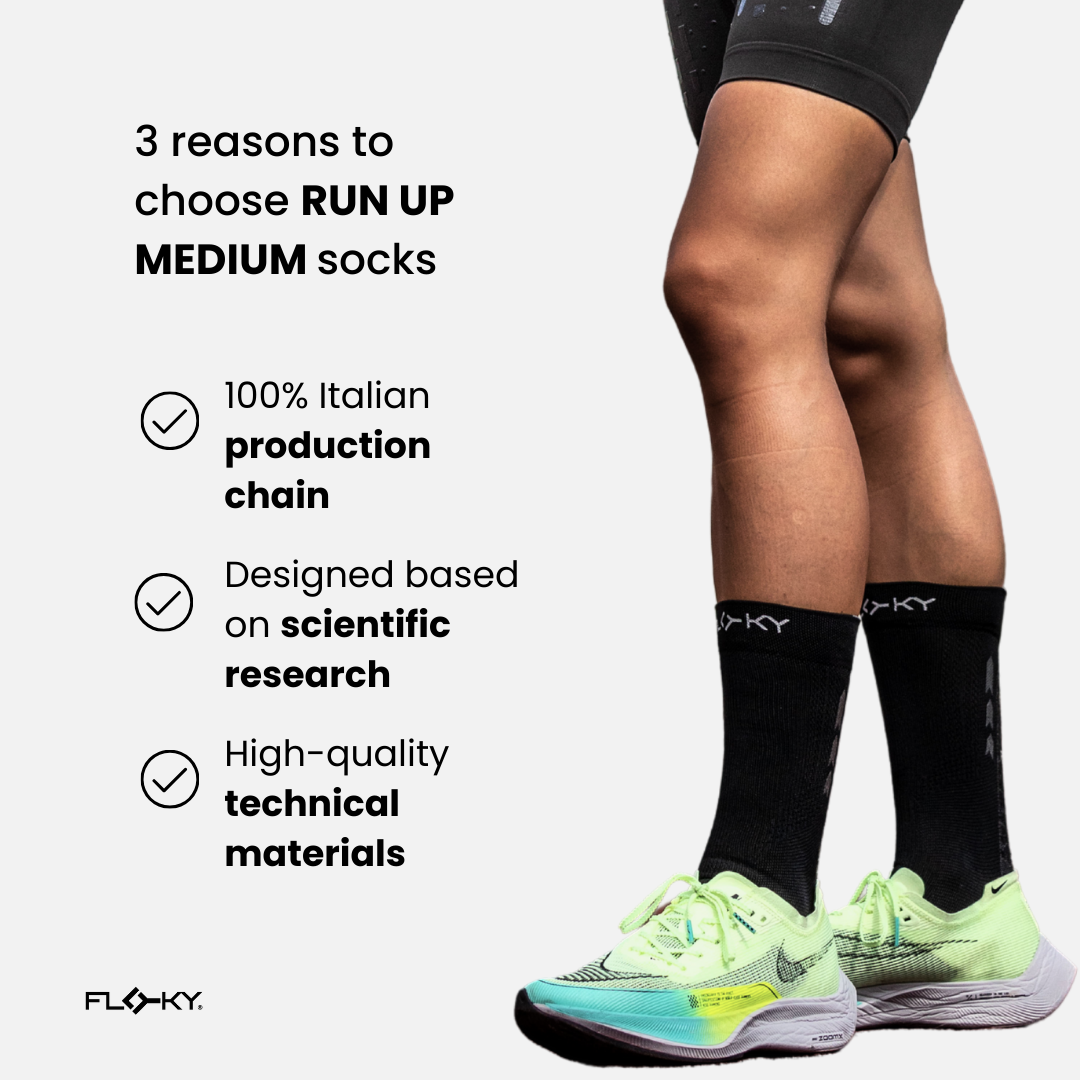 RUN UP Medium Sock