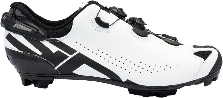SIDI Tiger 2S SRS Mountain Clipless Shoes - Men's White/Black 42.5