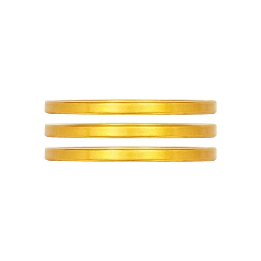 Industry Nine iRiX Headset Spacer 1-1/8'' Height: 2.5mm Aluminum Gold 3pcs