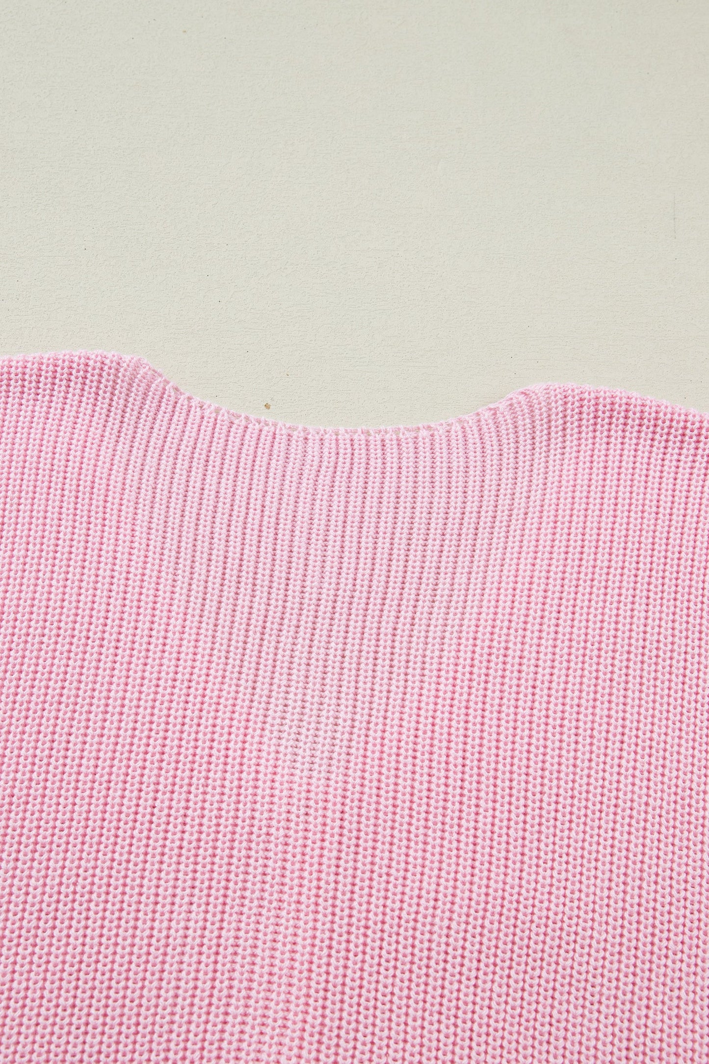 Solid Button Front V-Neck Sweater Knit Vest