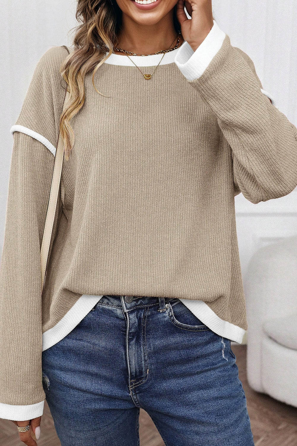 Frances Drop Shoulder Loose Top