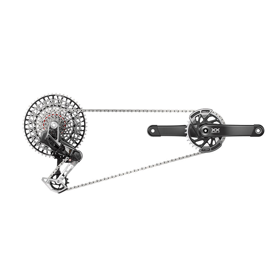 SRAM XX T-Type Eagle AXS Groupset 170mm Blk D2