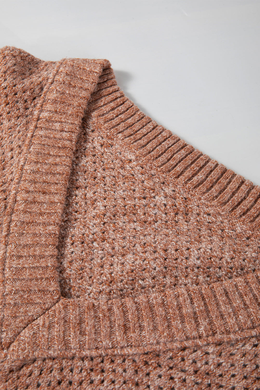 Luciana Eyelet Drop Shoulder Sweater