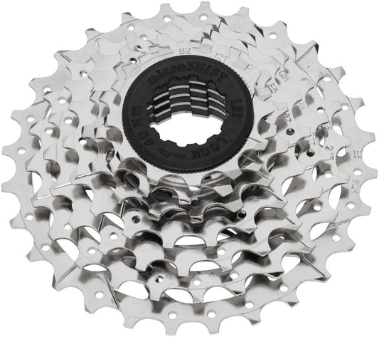 microSHIFT H07 Cassette - 7-Speed 12-28t Standard HG Silver Nickel-Plated
