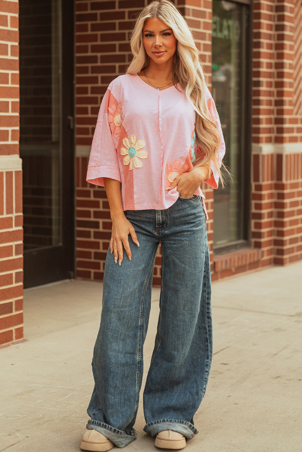 Wrenleigh Sleeve Oversized T Shirt