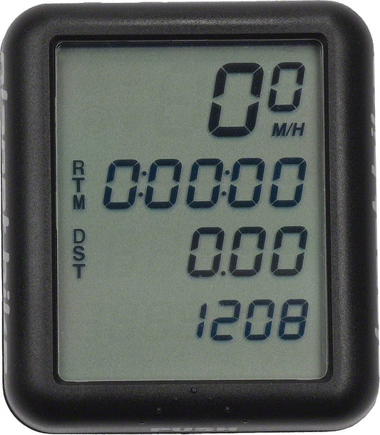 Planet Bike Protege 5.0 Bike Computer - Wired Black
