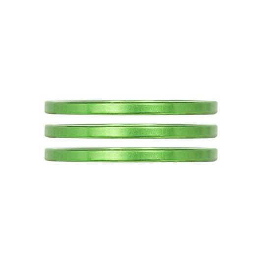 Industry Nine iRiX Headset Spacer 1-1/8'' Height: 2.5mm Aluminum Lime 3pcs