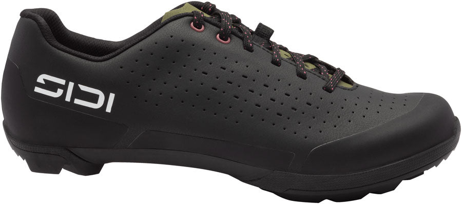 SIDI Asper Laces Gravel Shoes - Men's Black/Olive Green 42