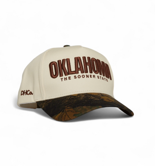 The Camo Oklahoma Snapback - LAST CALL