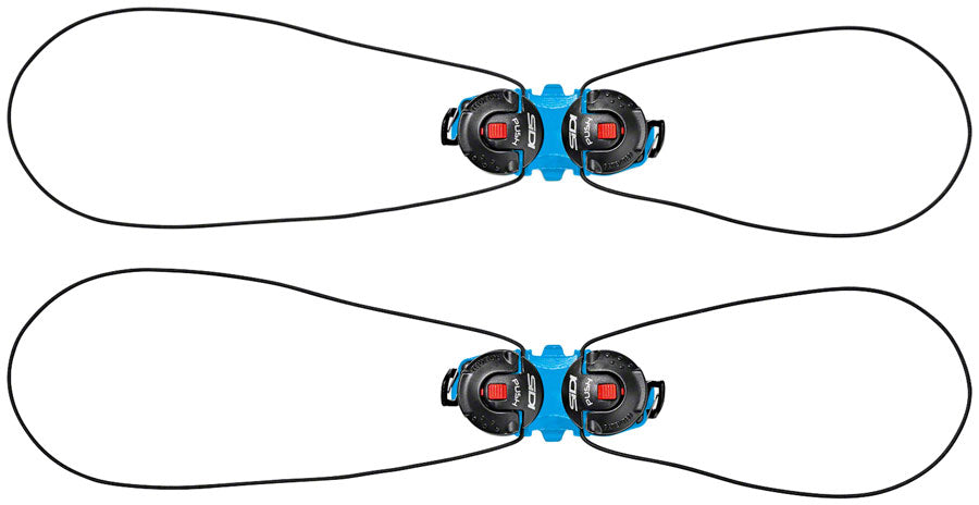 SIDI Tecno-3 Push Double System Pair - Blue/Black