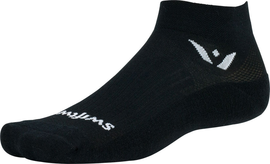 Swiftwick Pursuit Ankle Socks - Black Small