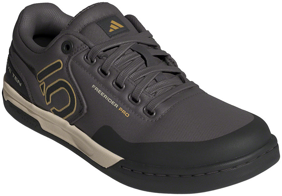 Five Ten Freerider Pro Canvas Flat Shoes - Men's Charcoal/Carbon/Oat 10.5