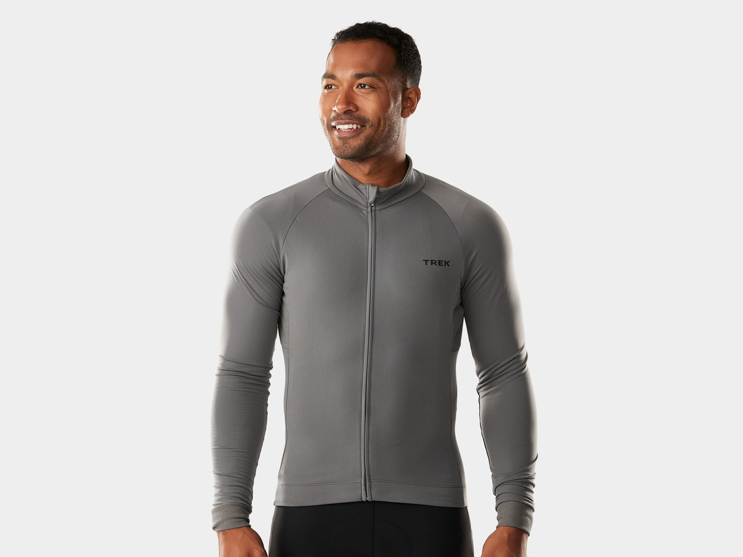 Trek Circuit Thermal Long Sleeve Medium Charcoal Jersey