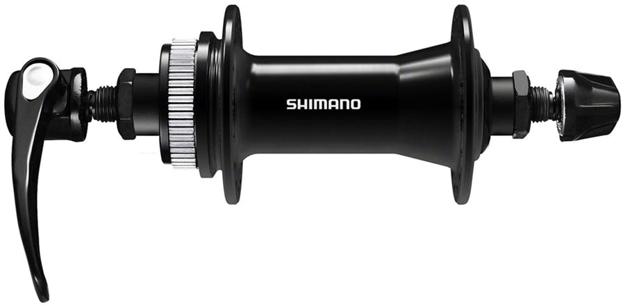 Shimano Deore HB-QC400 Front Hub - QR x 100mm Center-Lock Disc Black 32H