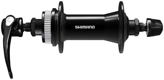 Shimano Deore HB-QC400 Front Hub - QR x 100mm Center-Lock Disc Black 32H
