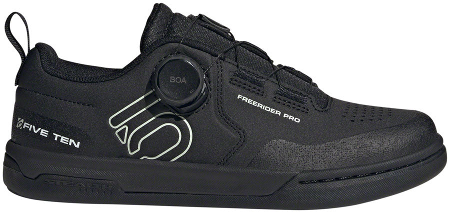 Five Ten Freerider Pro BOA Flat Shoes - Women's  Core BLK/Linen Green/FTWR White 8.5