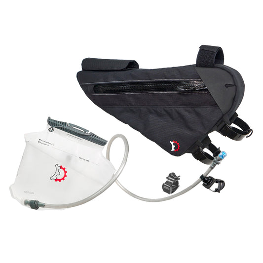 Revelate Designs Sandur Frame Bag Hydration Bundle Large Blk