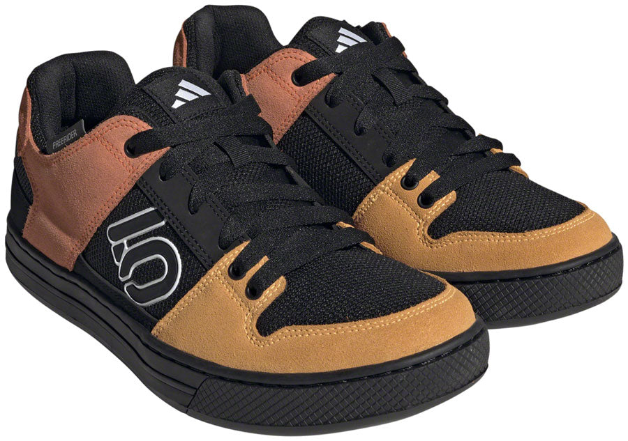 Five Ten Freerider Flat Shoes - Men's Core Black/Ftwr White/Impact Orange 12