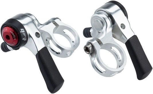 microSHIFT Thumb Shifter Set 8-Speed Double/Triple Shimano Compatible