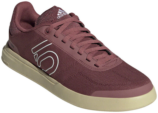 Five Ten Sleuth DLX Canvas Flat Shoes - Women's Quiet Crimson/FTWR White/Sandy Beige 7.5
