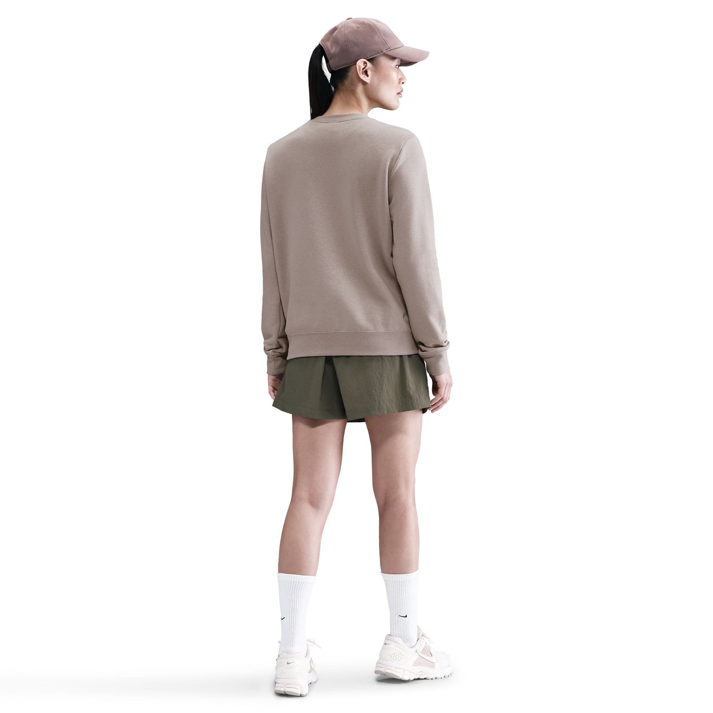 Nike Women's Sportswear Club Fleece Crewneck - Malt