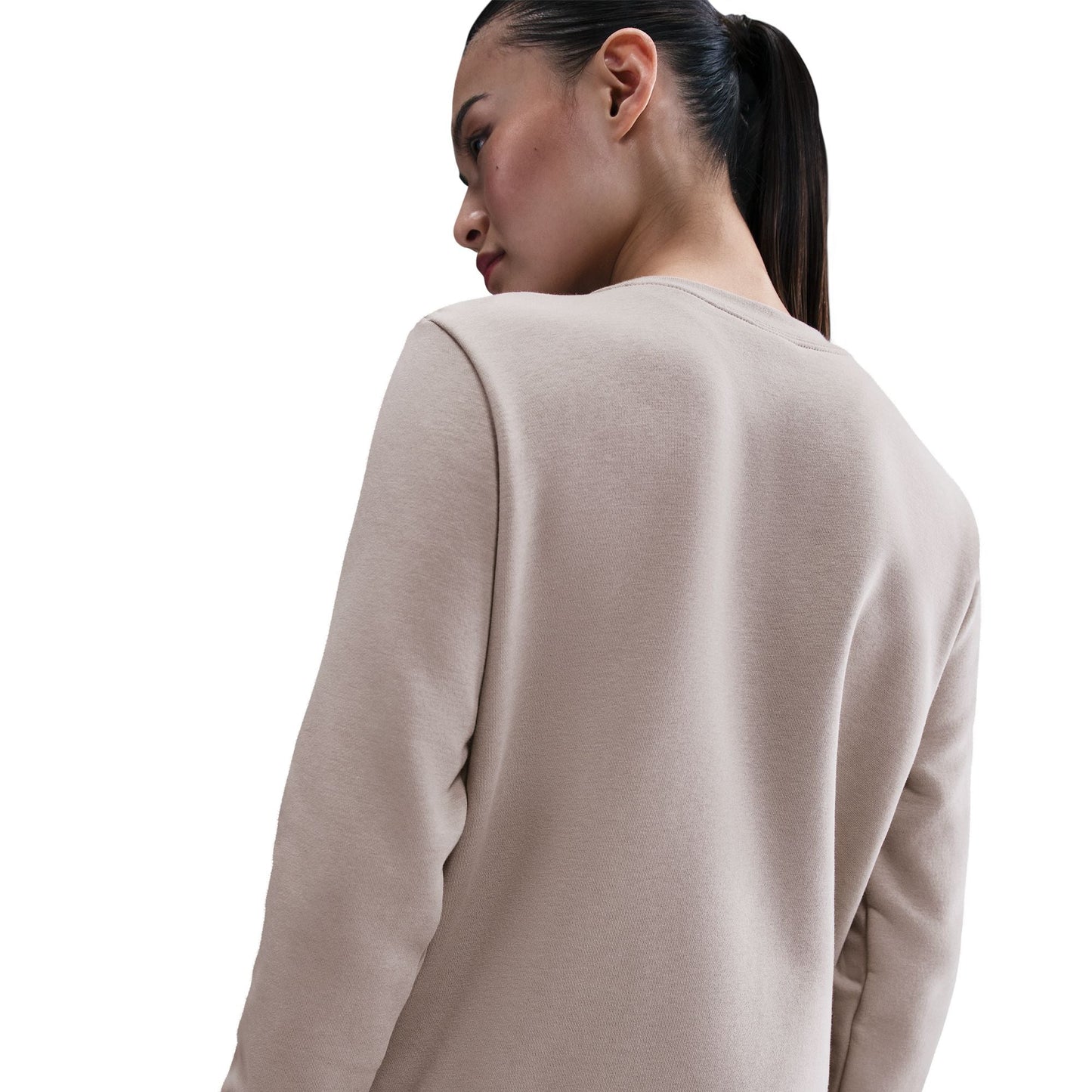 Nike Women's Sportswear Club Fleece Crewneck - Malt