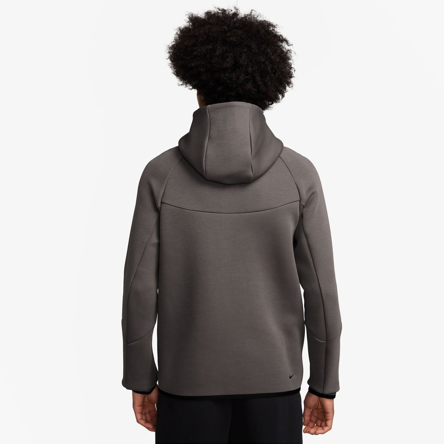 Nike Mens Tech Fleece Full Zip Runner Hoodie - Cave Stone