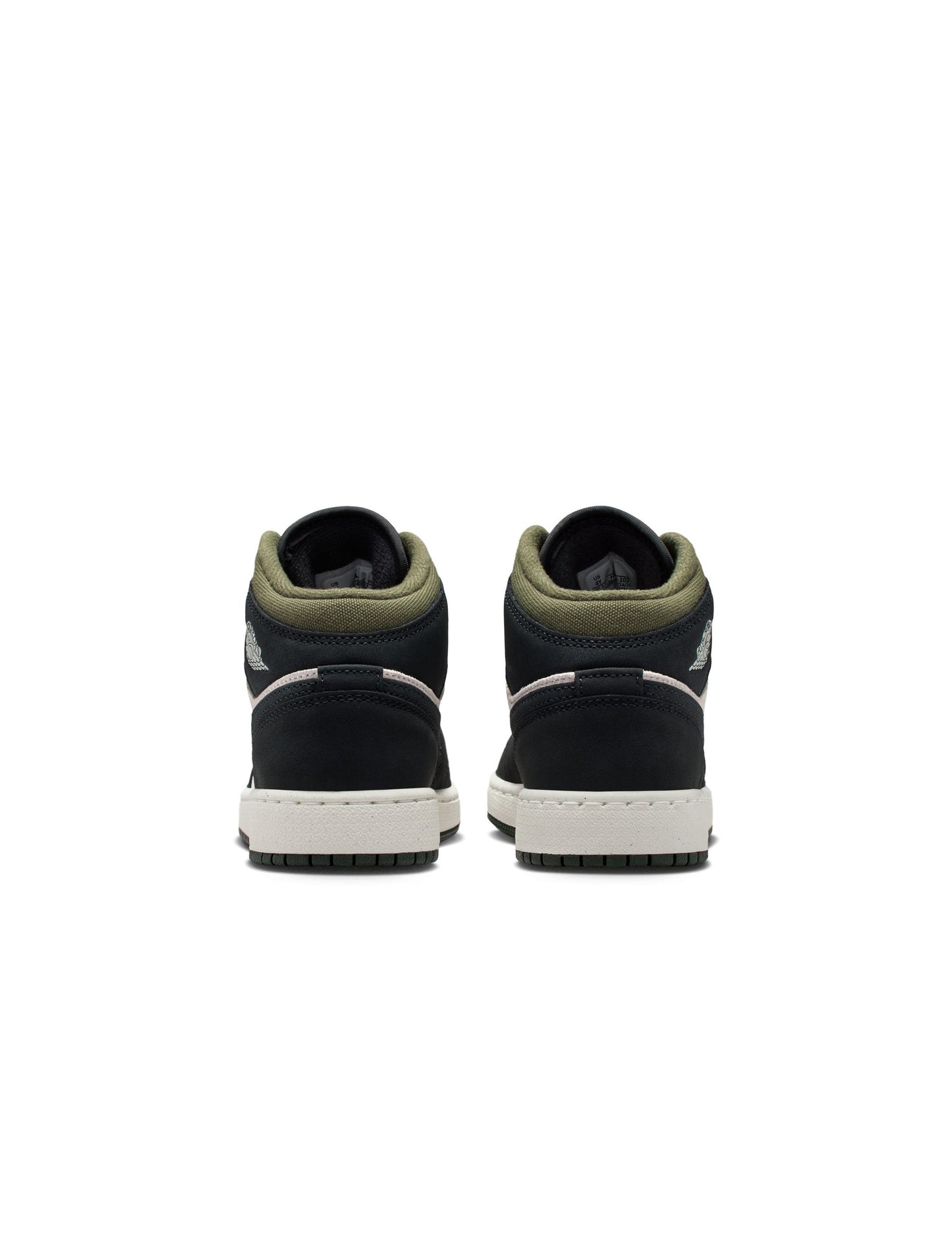 Air Jordan Big Kids 1 Mid- Light Orewood Brown