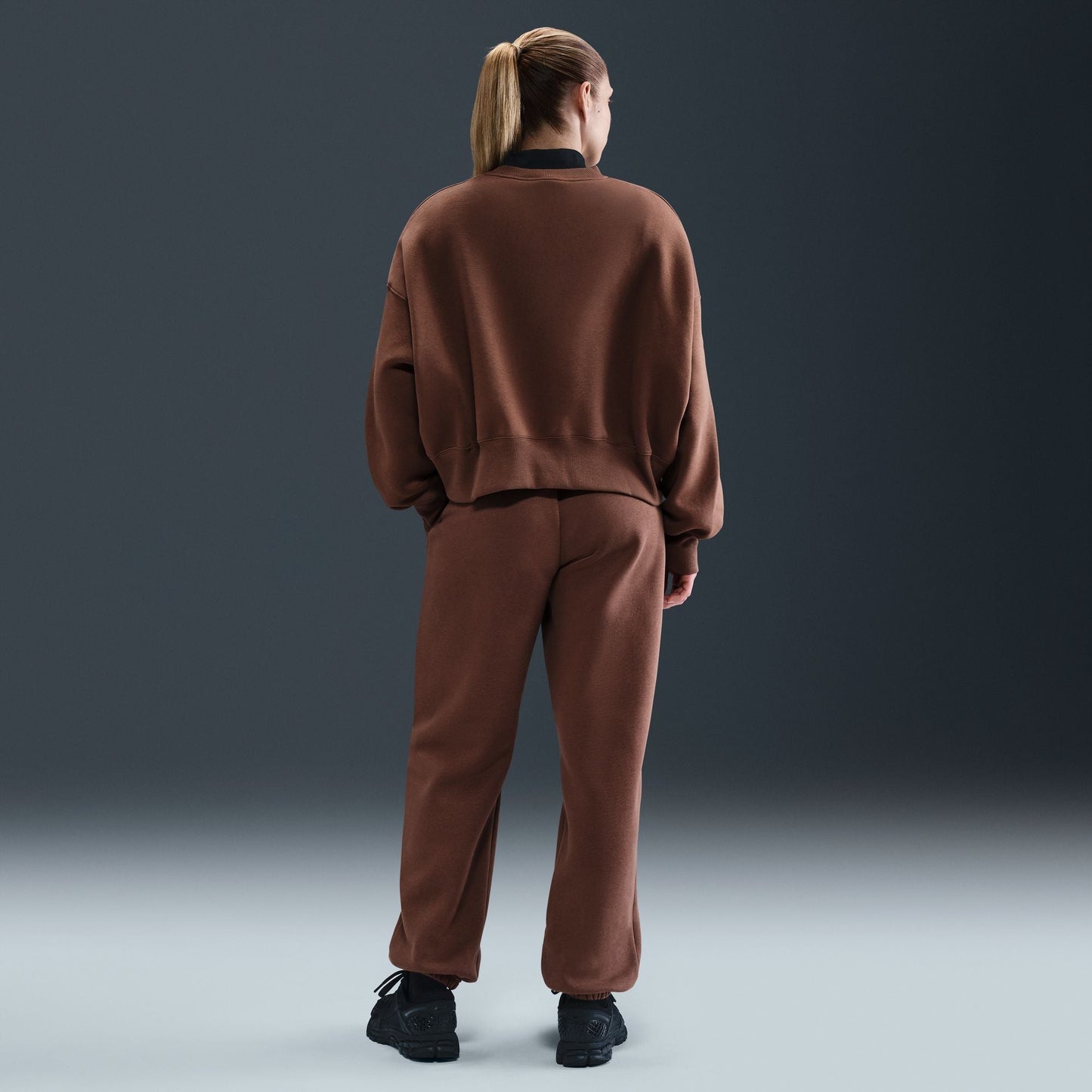 Nike Womens Sportswear Phoenix Fleece - Fauna Brown/Pale Ivory