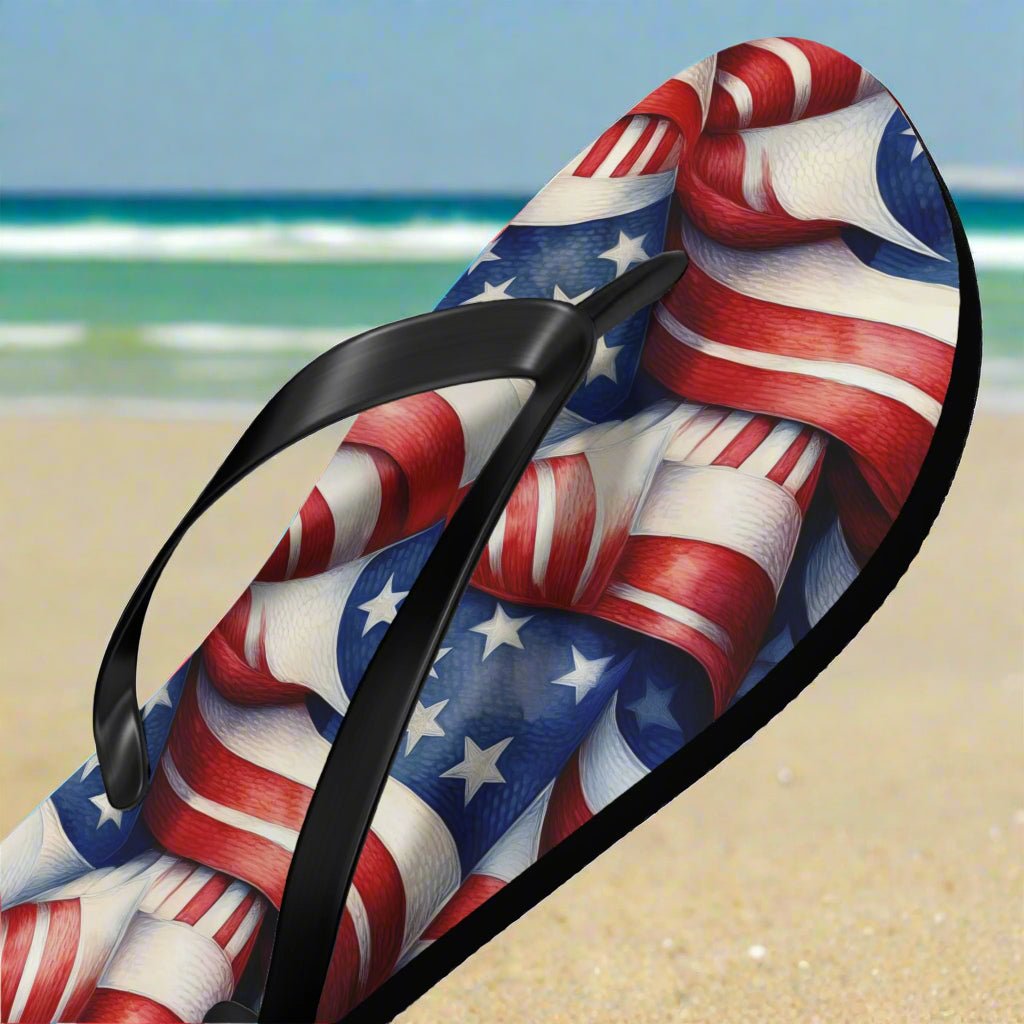 Patriotic Flip Flops | By Bongo Beachwear 🇺🇸