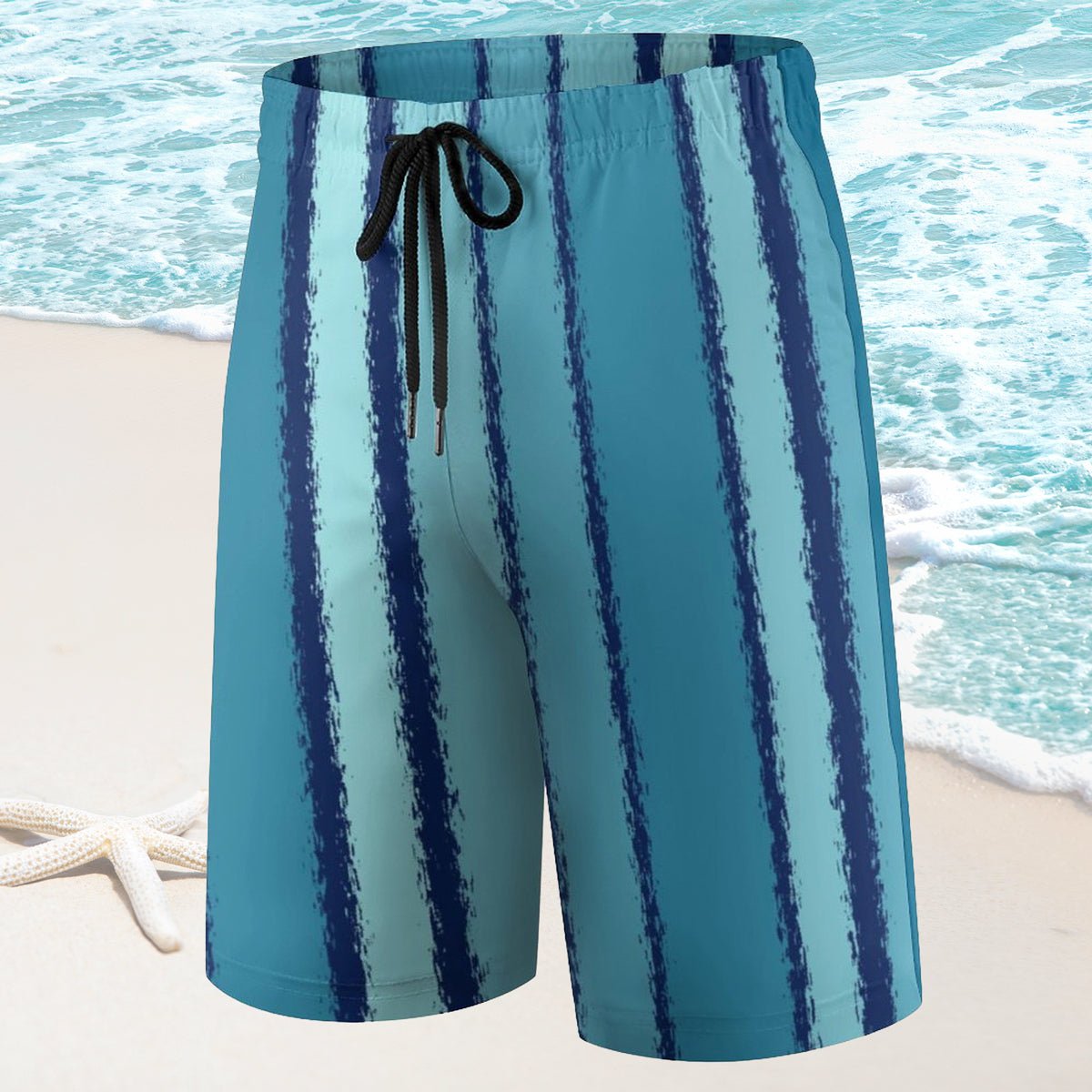 Kids Ocean Stripe Board Shorts