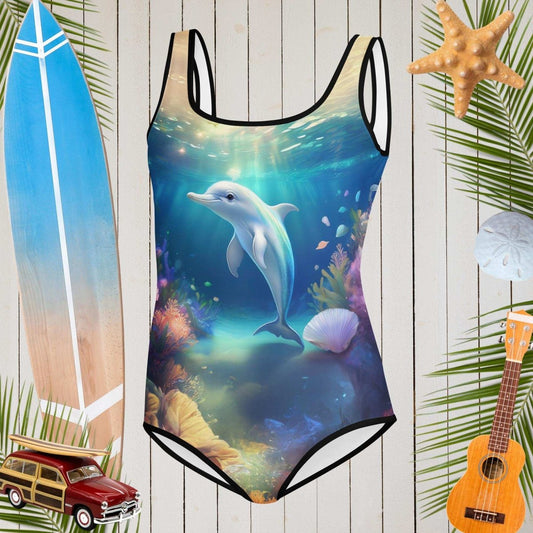 One Piece Dolphin 🐬 Swimsuit Teen Youth