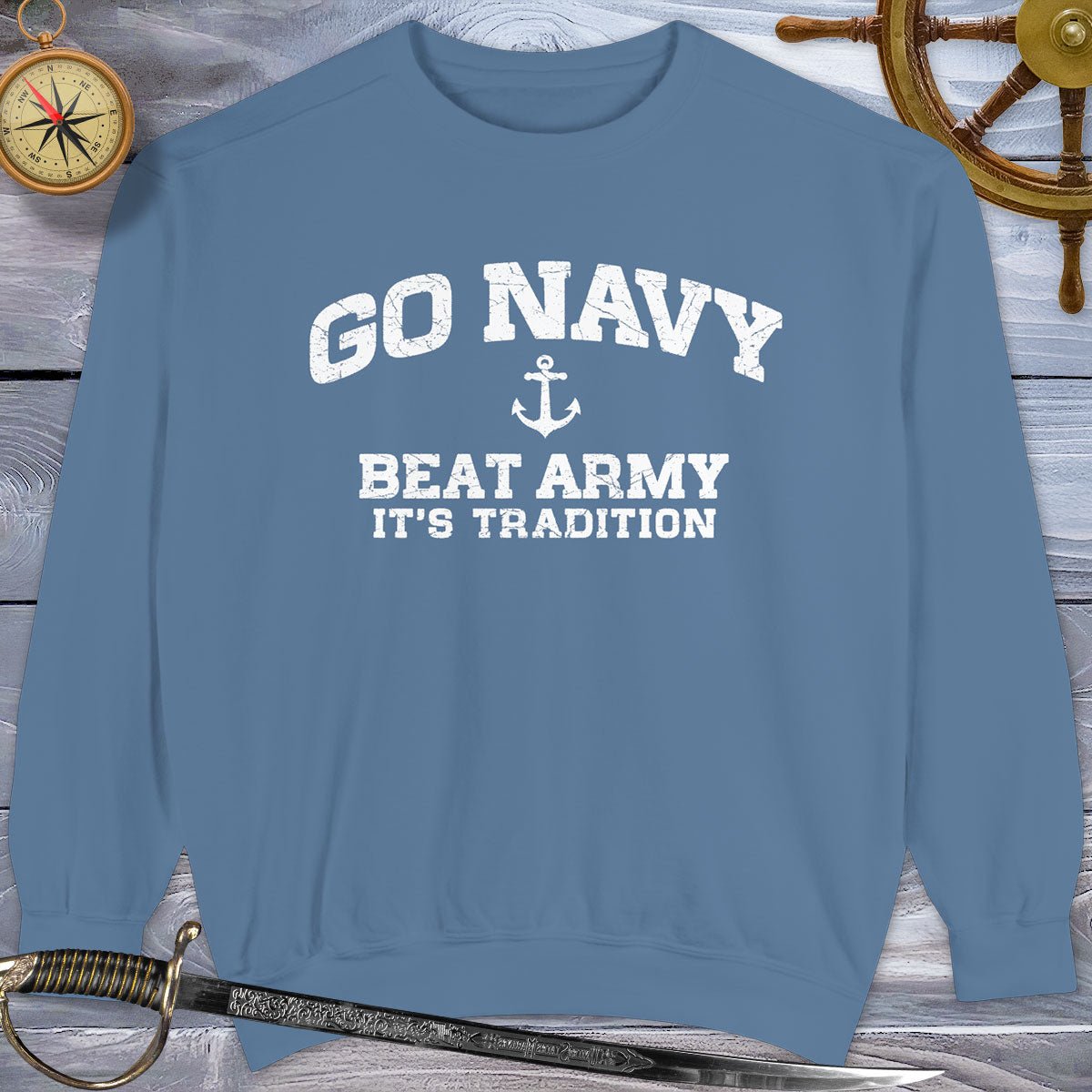 Go Navy Sweatshirt ⚓️ "Go Navy, Beat Army! It's Tradition"
