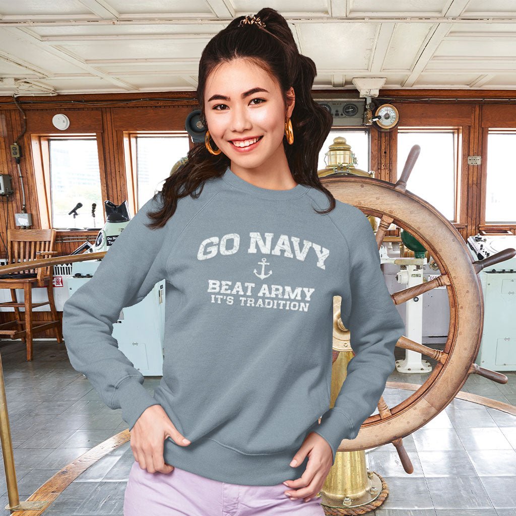 Go Navy Sweatshirt ⚓️ "Go Navy, Beat Army! It's Tradition"