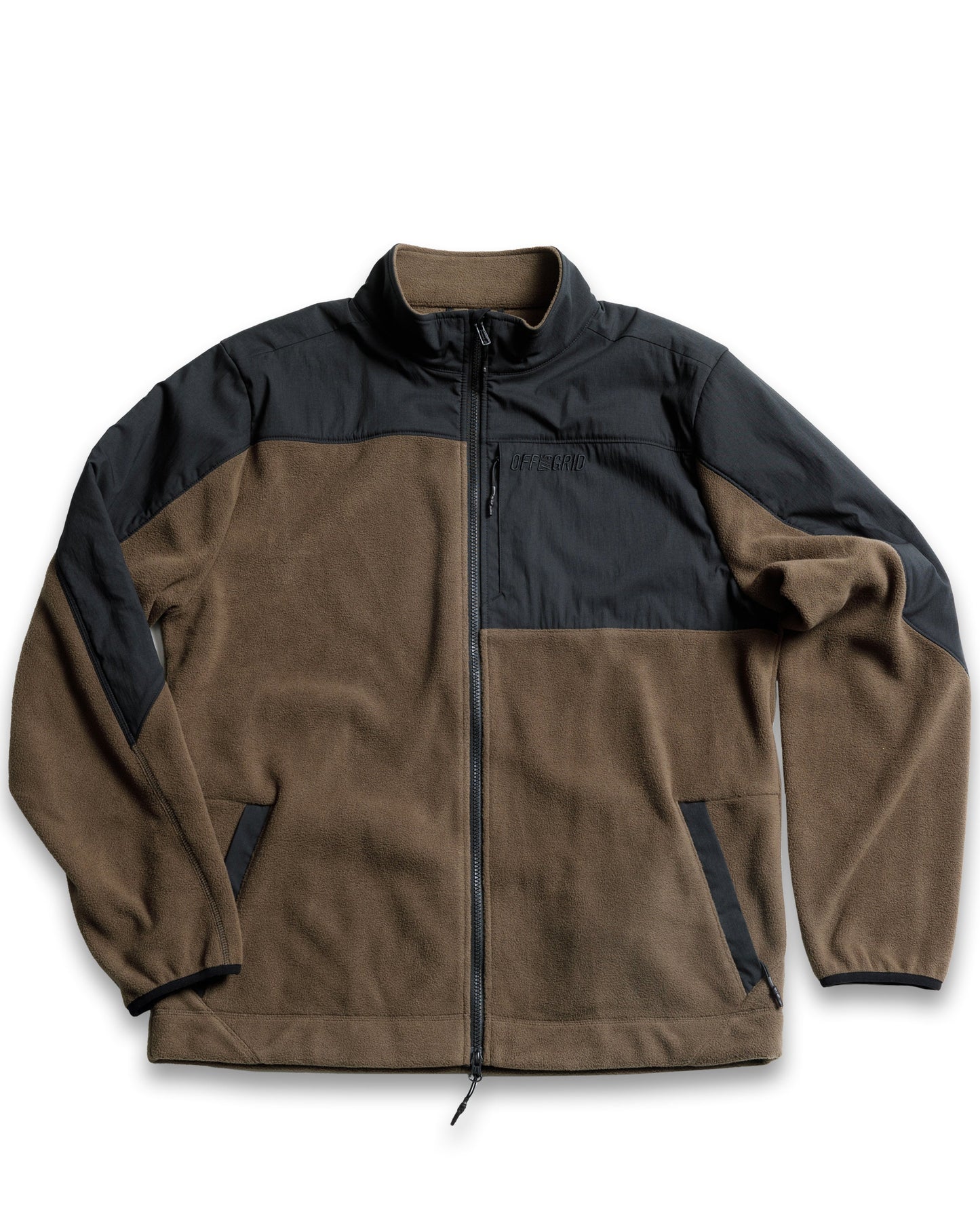 Bruin Fleece Zip Up- Major Brown