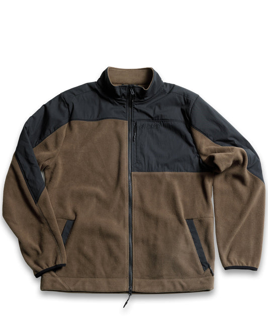 Bruin Fleece Zip Up- Major Brown