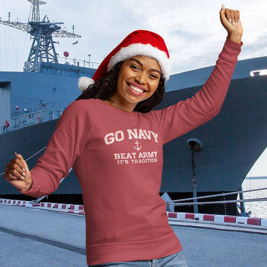 Go Navy Sweatshirt ⚓️ "Go Navy, Beat Army! It's Tradition"