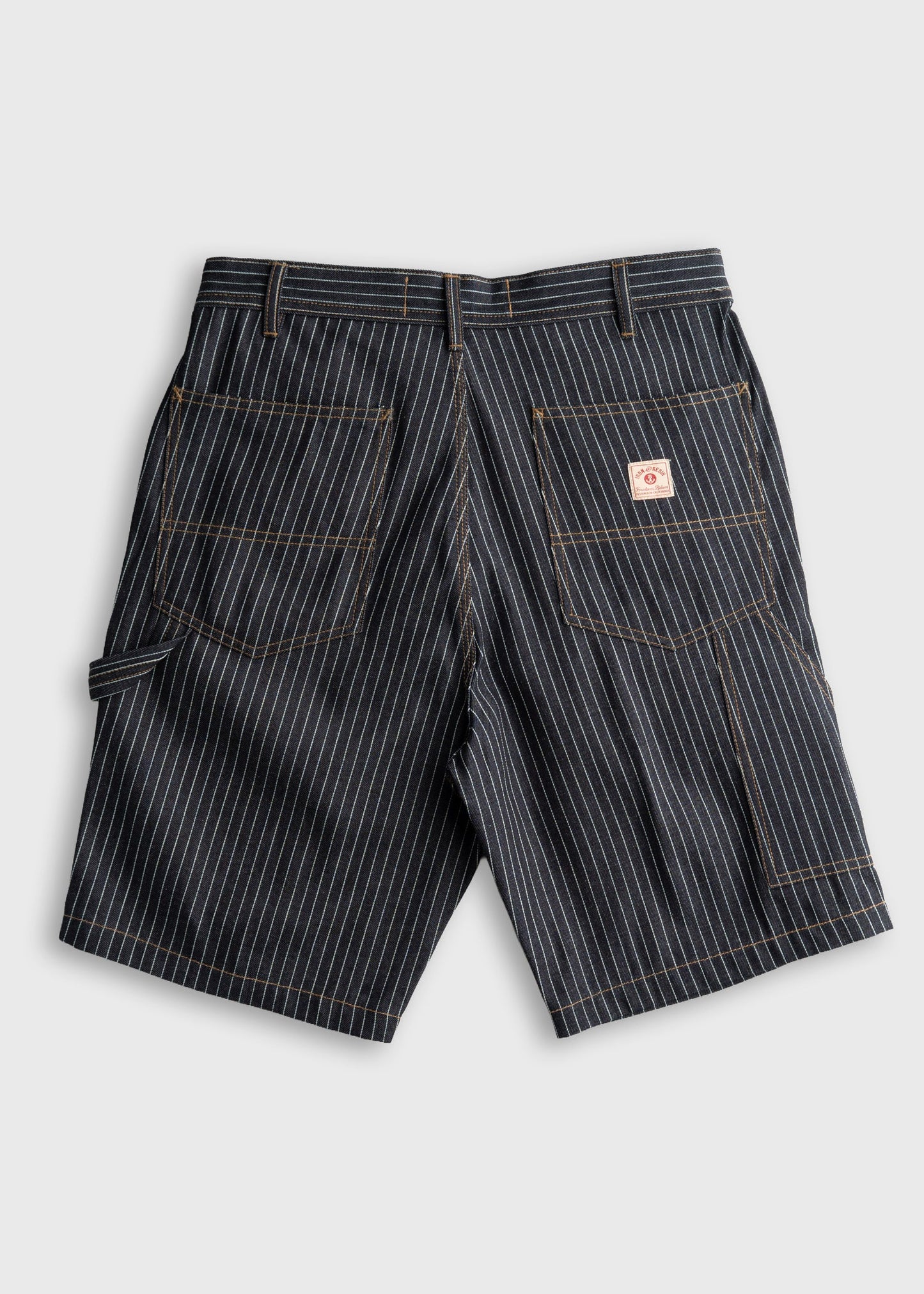 Dennis Striped Denim Short