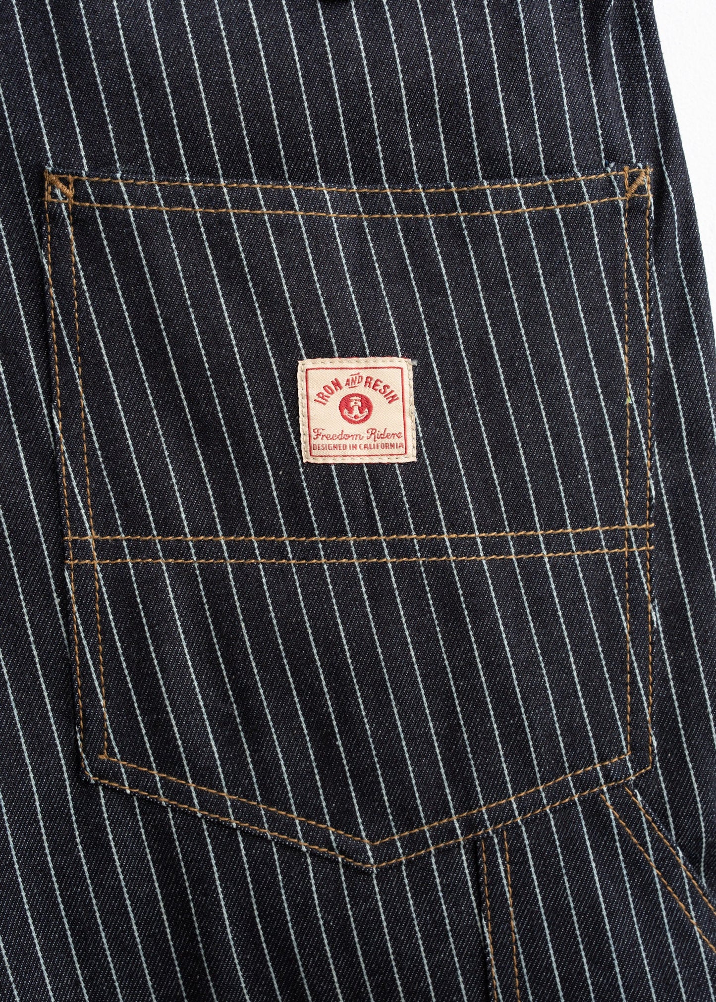 Dennis Striped Denim Short