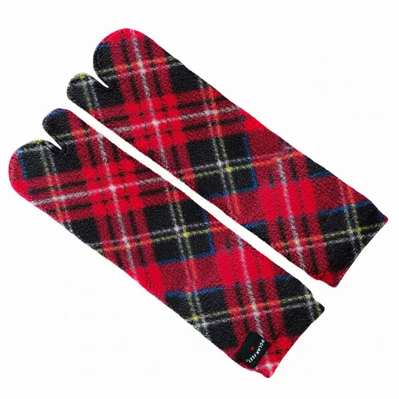 Polar Feet Fleece Tabi Socks - Highlander