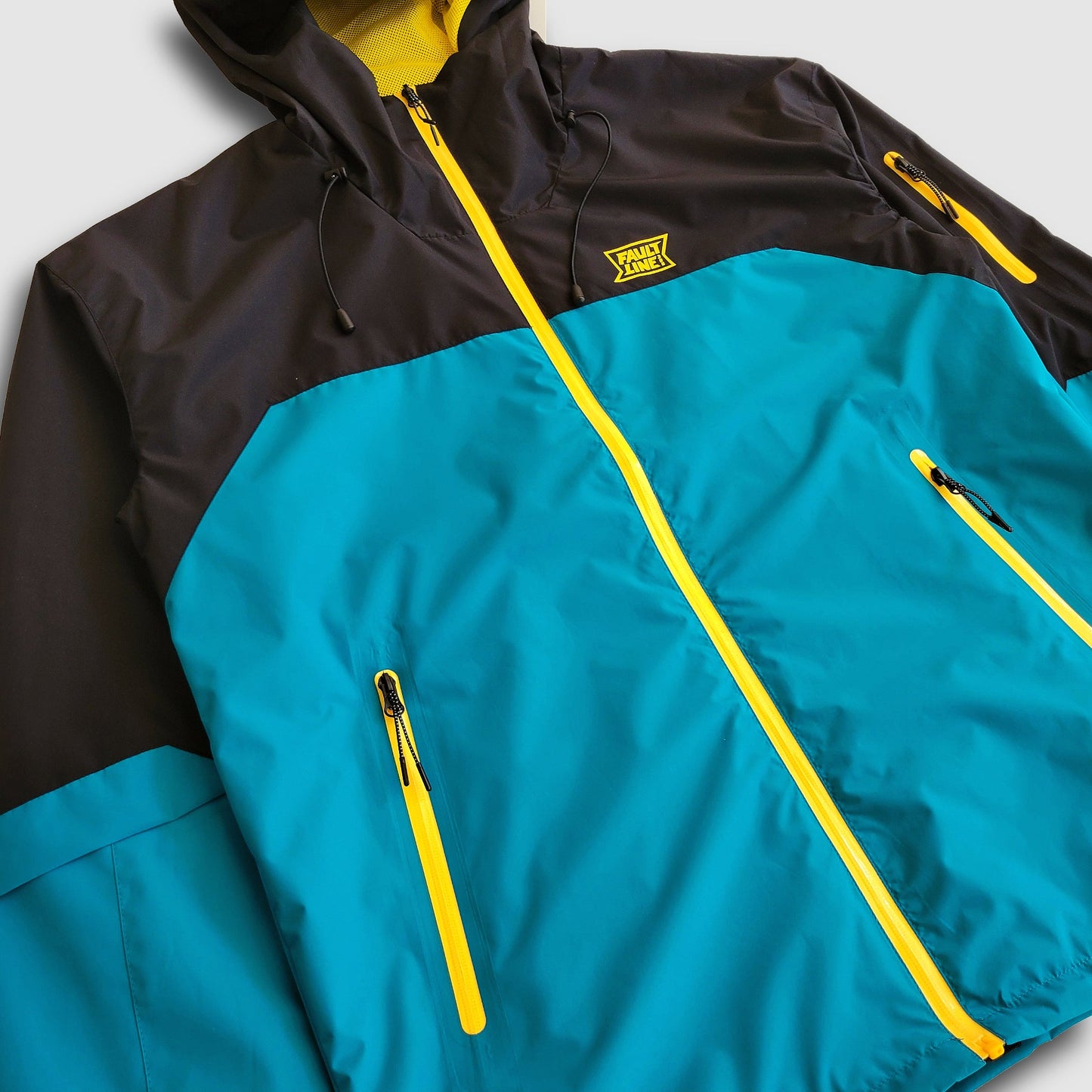 Forest Trail Waterproof Jacket - Black/Teal