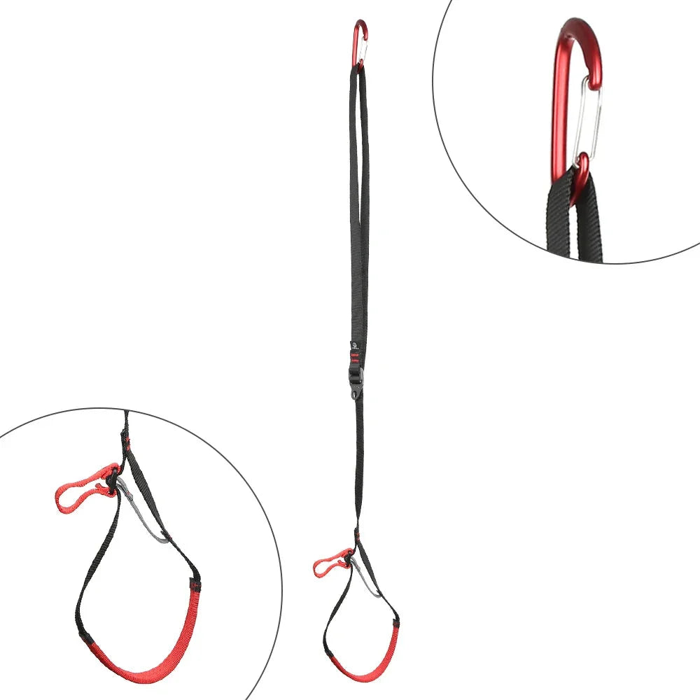 Adjustable Foot Loop Ascender: Perfect for Rock Climbing and Caving